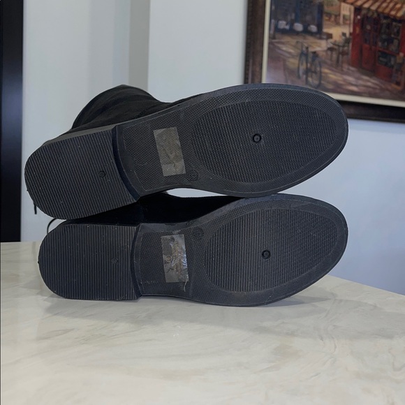 New!! ✨ Women’s Elegant Faux Suede Black Over-the-Knee Boots- Size 9 & 10 - Picture 7 of 7